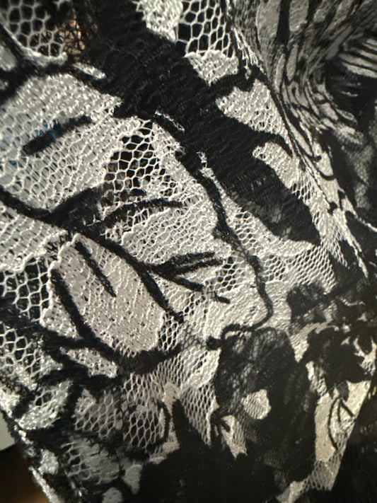 Ibiza Skirt Black Crochet