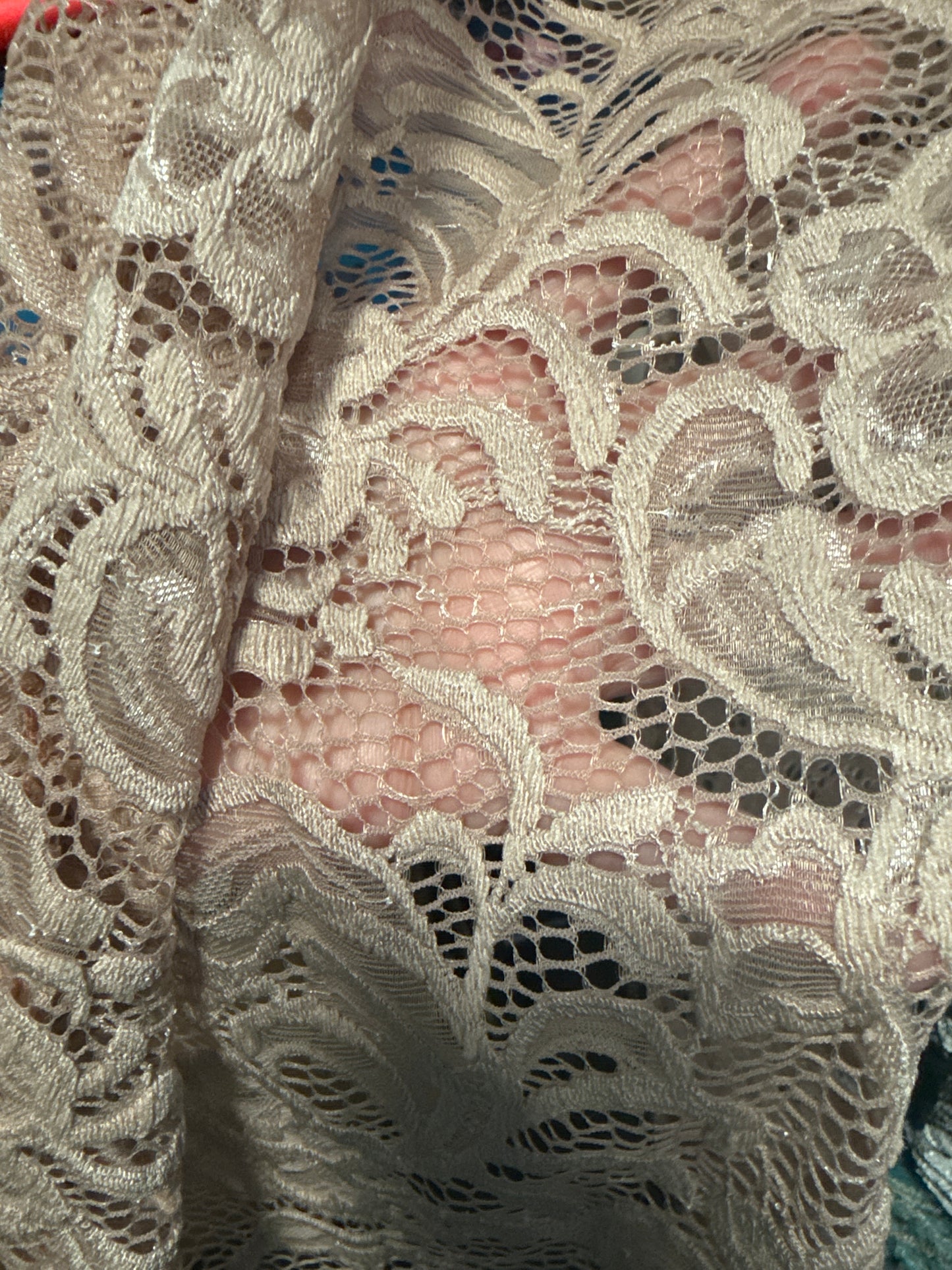 Ibiza Skirt Champagne Lace Crochet