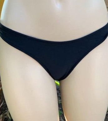 Thong Bottoms solid Black