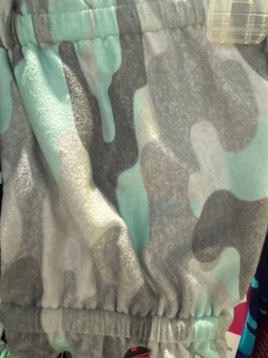 Ella Reversible Ruffle Top Mint Grey Camo