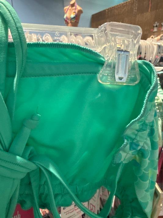 Ella Reversible Ruffle Top Bright Mint