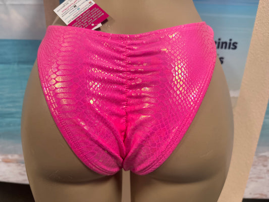 Cali Bottoms Neon Pink Cobra