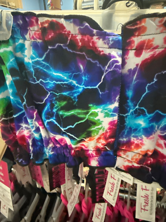 Ella Reversible Ruffle Top Black Lightning