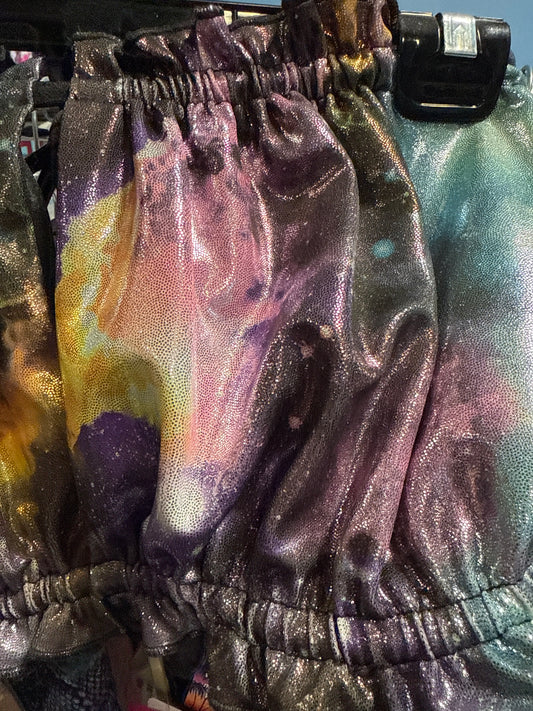 Ella Reversible Ruffle Top Galaxy Metallic