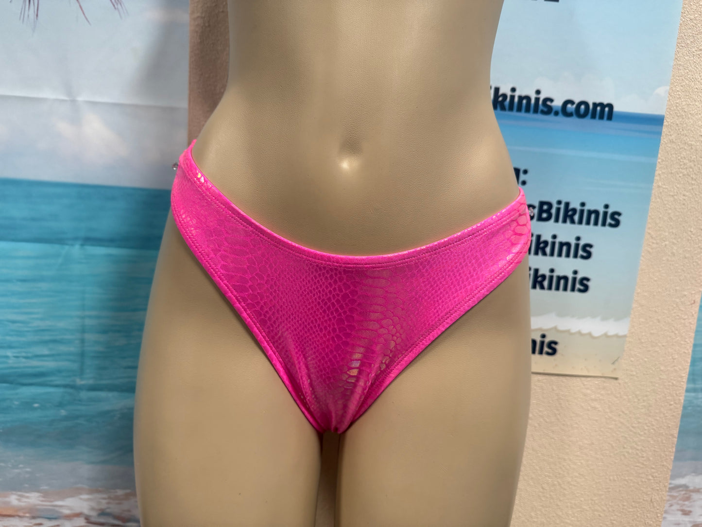 Cali Bottoms Neon Pink Cobra