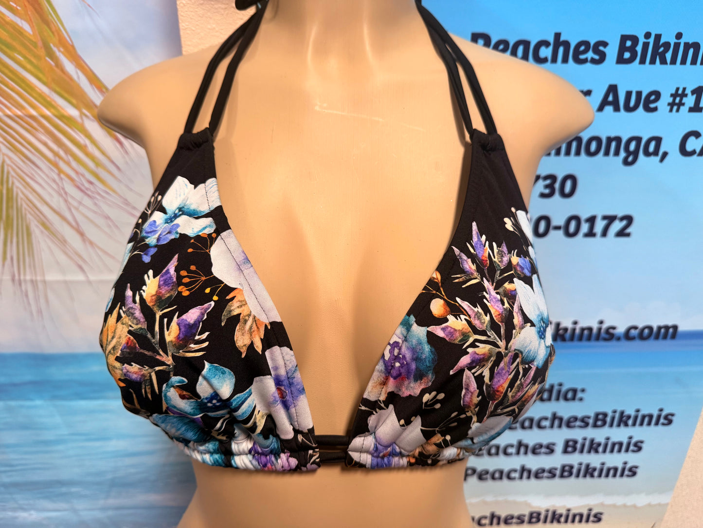 Lolita Double String Top Midnight Blooms