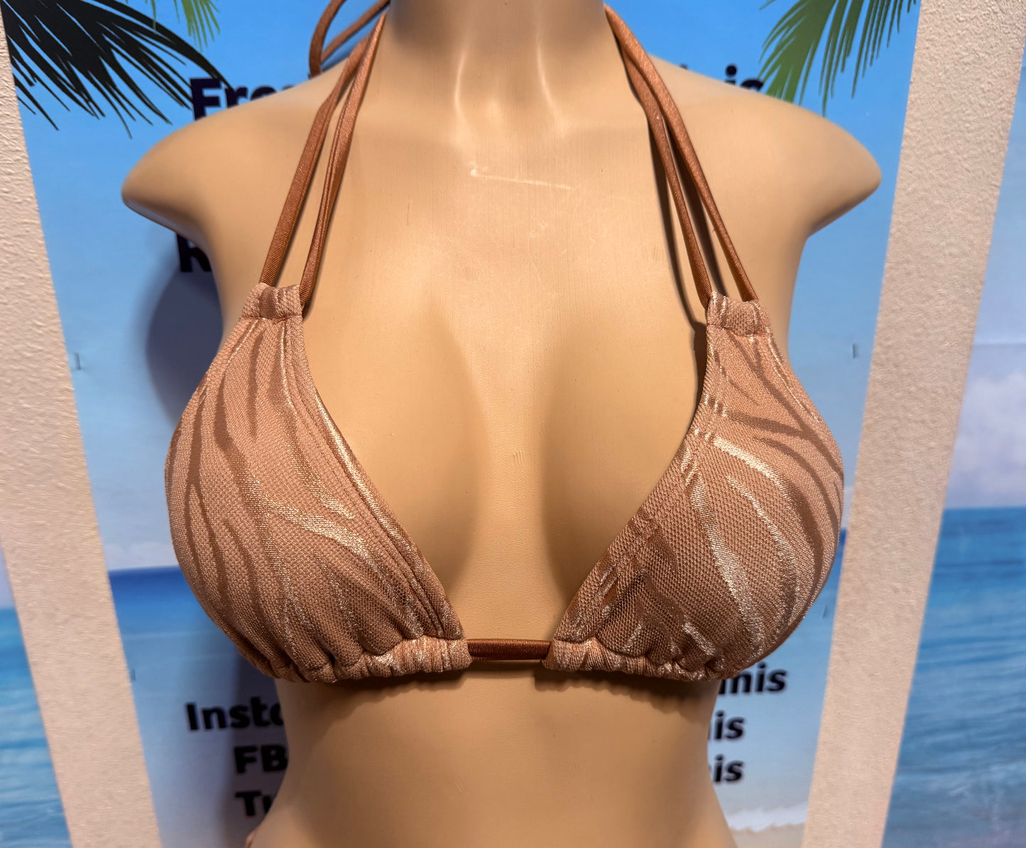 Layla Triangle Top Bronze Nakey