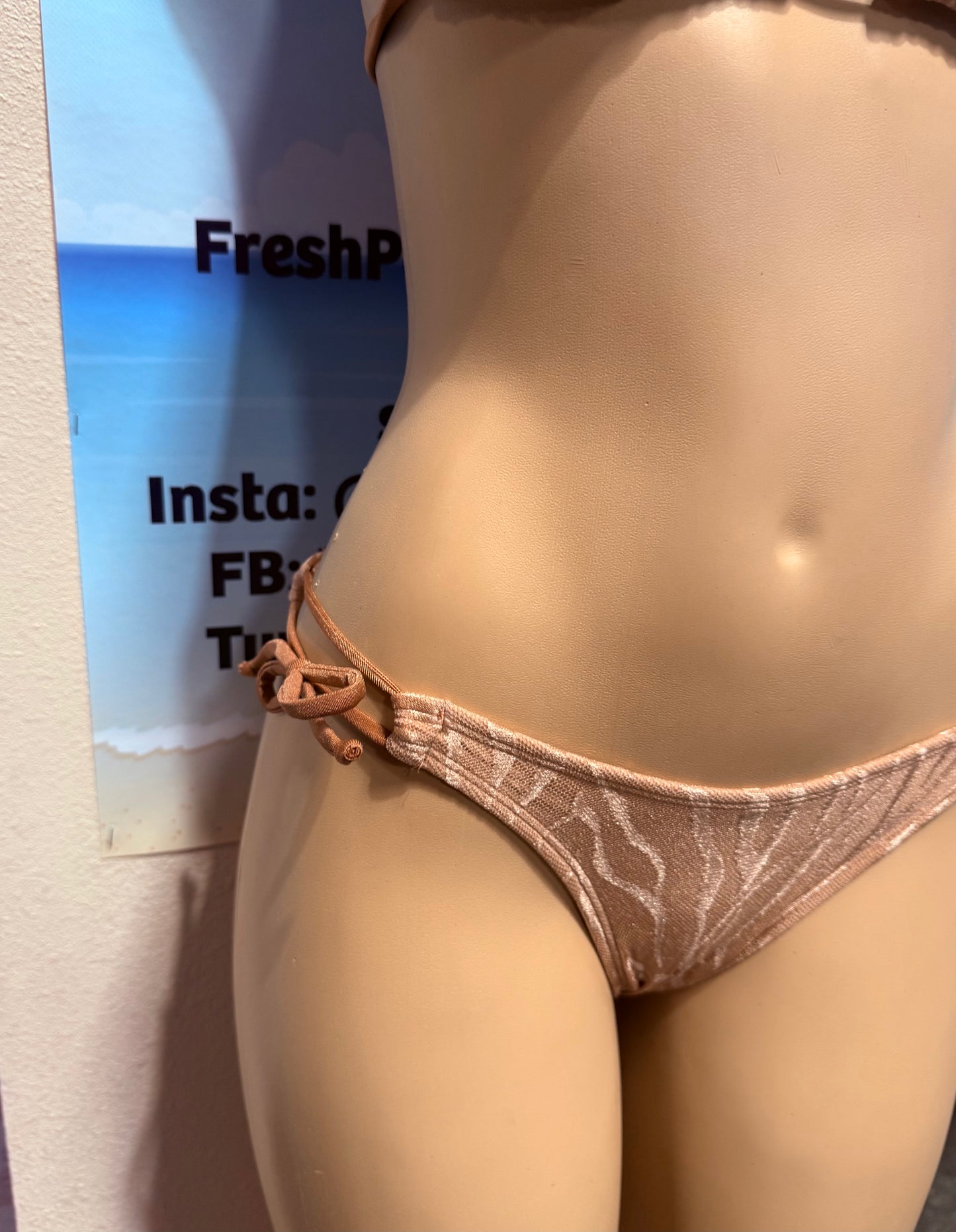 Cabo Tie Side Bottoms Bronze Nakey