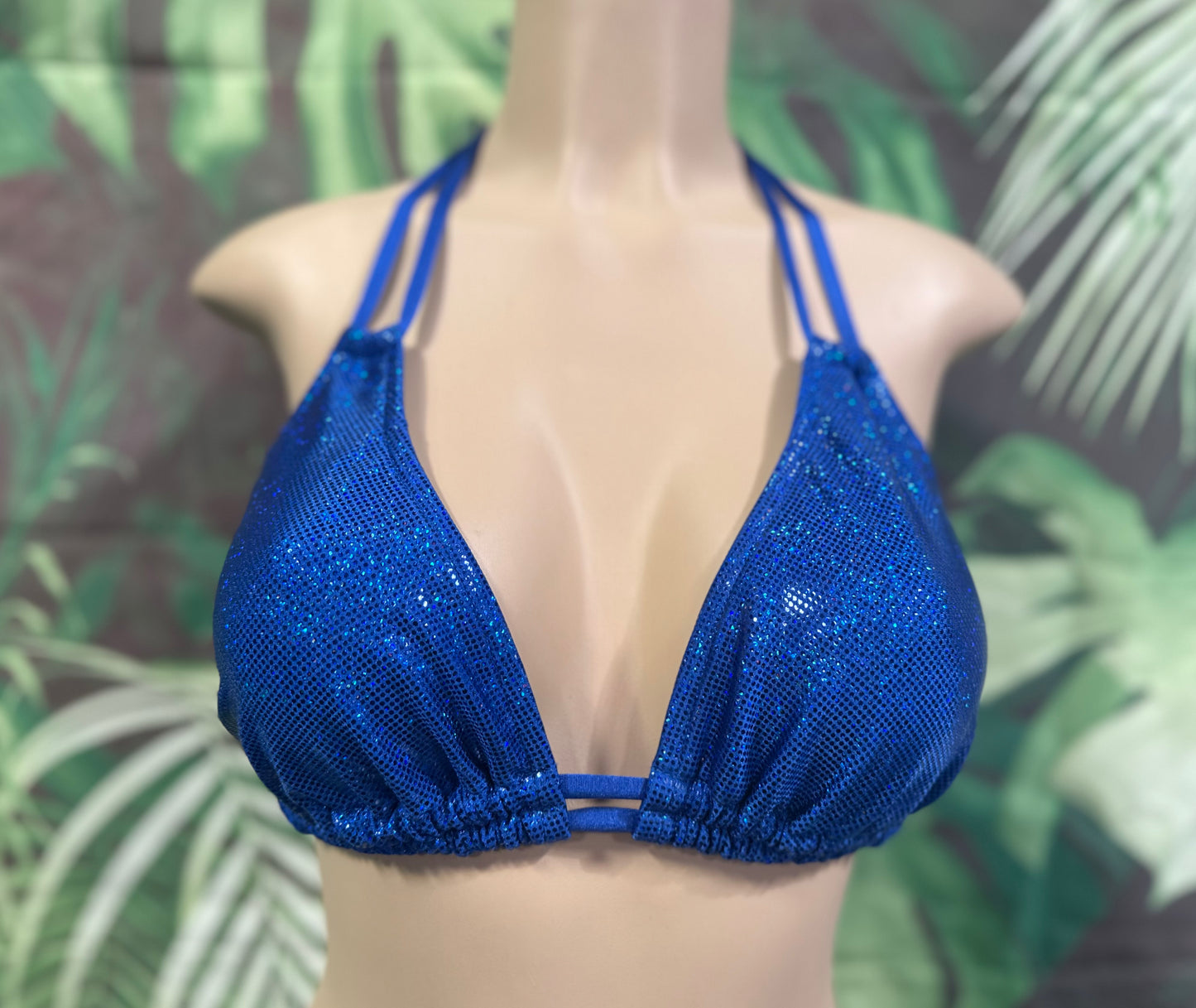 Lolita Double String Top Sapphie Blue Hologram