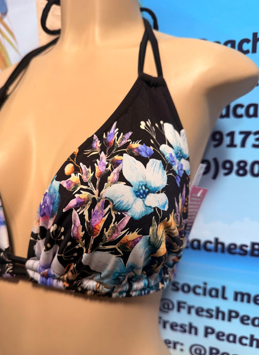 Lolita Double String Top Midnight Blooms