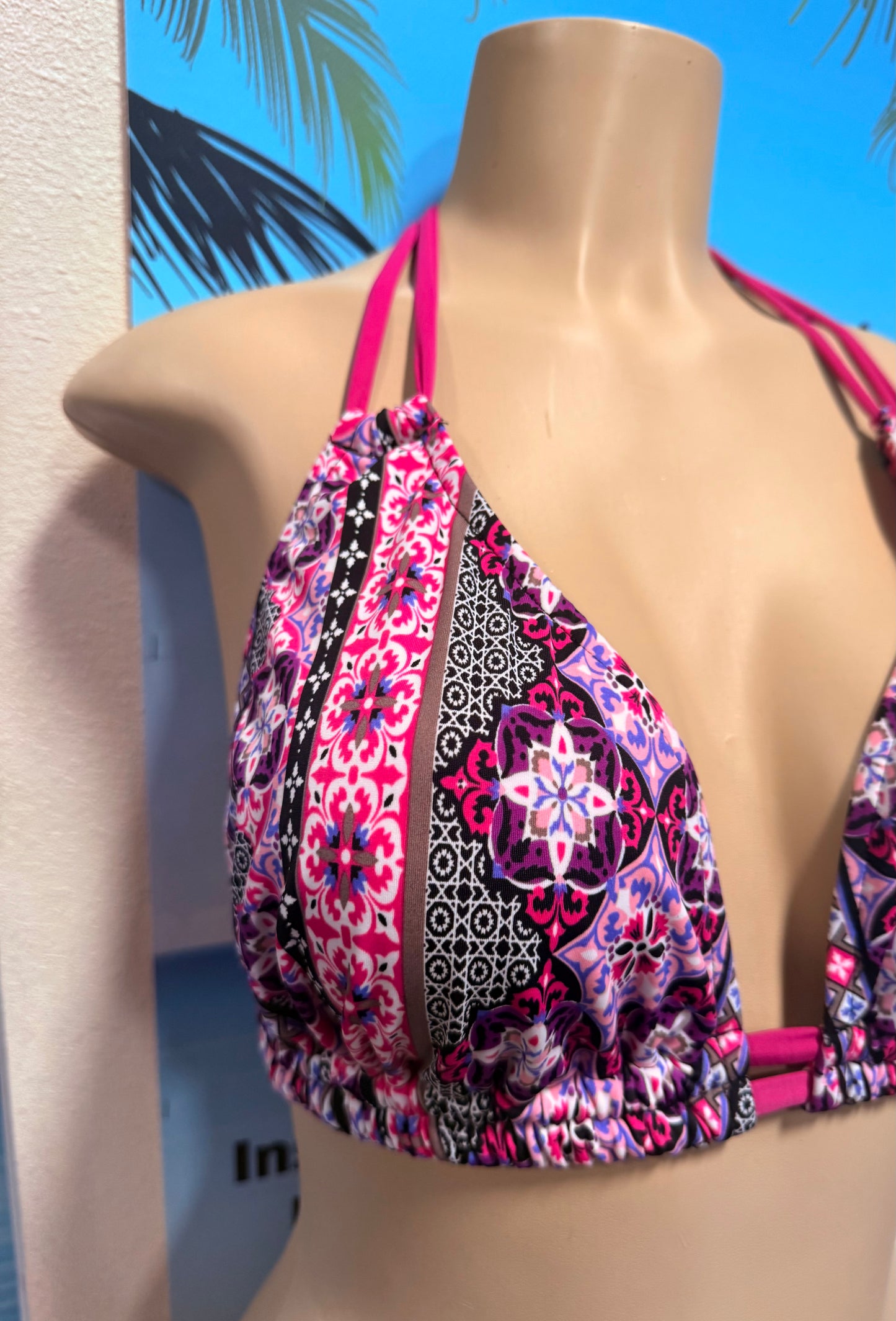 Lolita Double String Top Lahaina Magenta