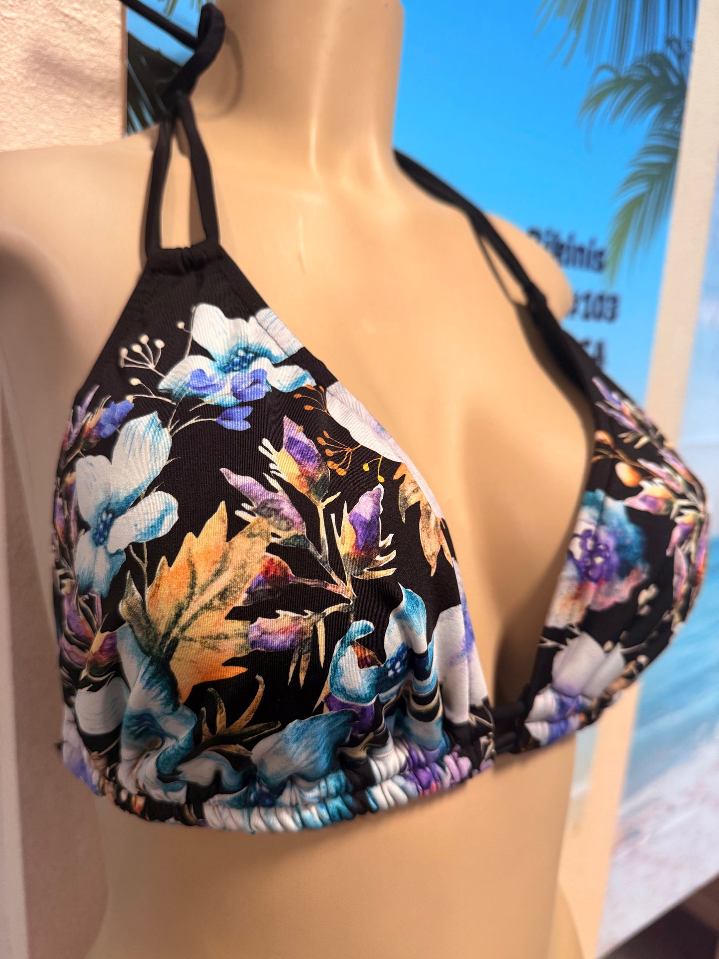Lolita Double String Top Midnight Blooms