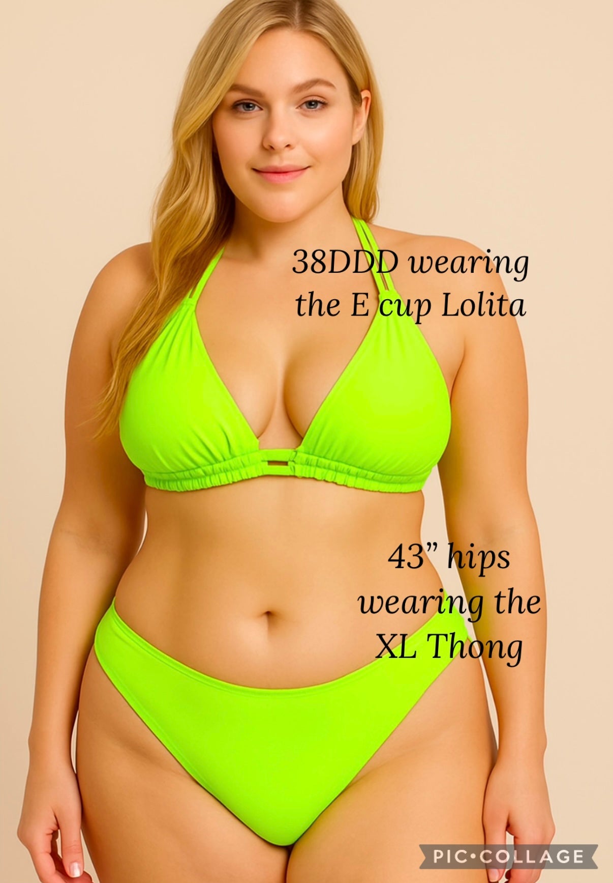 Lola Double String Bikini Top Jaguar