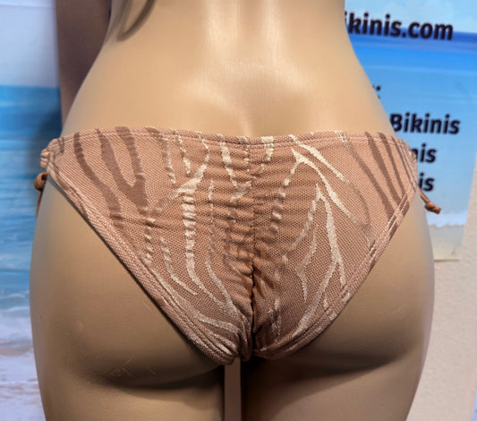Cabo Tie Side Bottoms Bronze Nakey