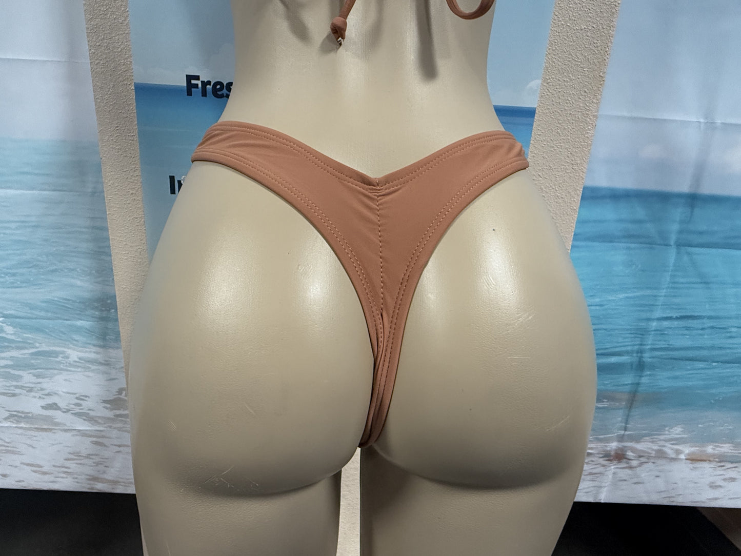 Thong Bottoms in Caramel