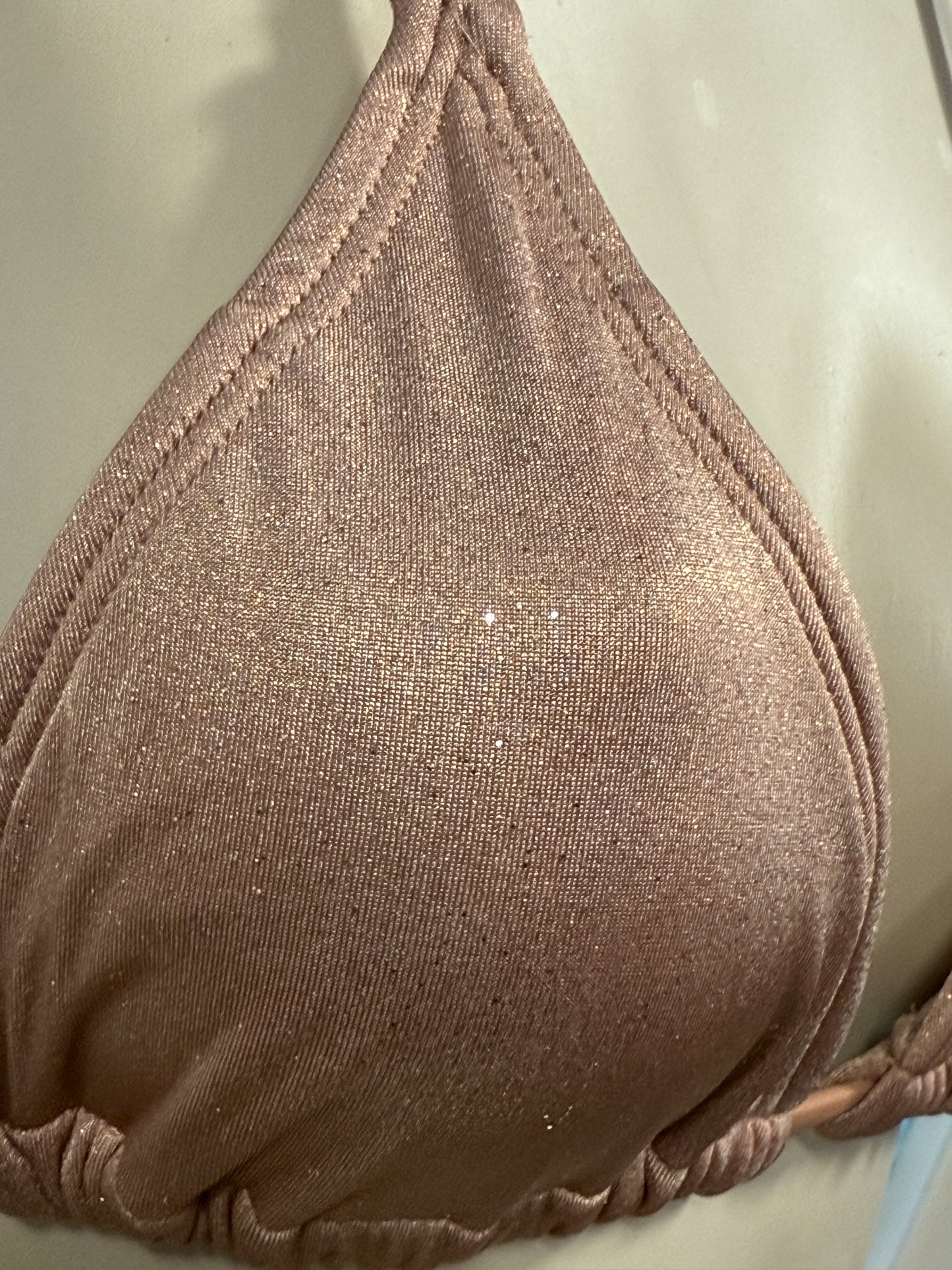 Lyla Triangle Top in Caramel Sparkle