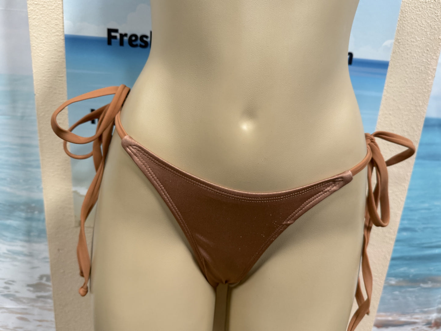 Islander Rio Tie Side Bottoms in Caramel Sparkle