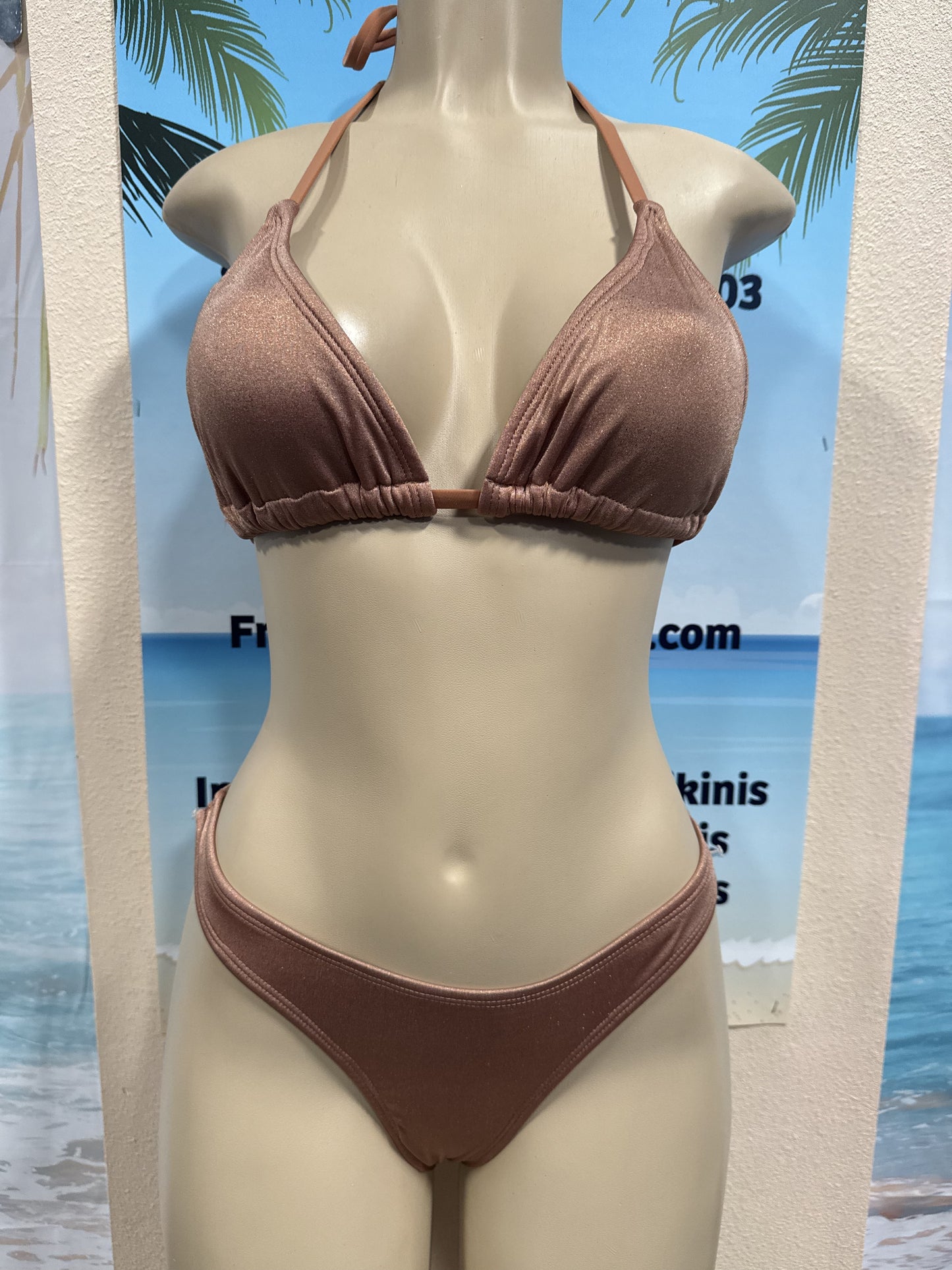 Thong Bottoms Caramel Sparkle