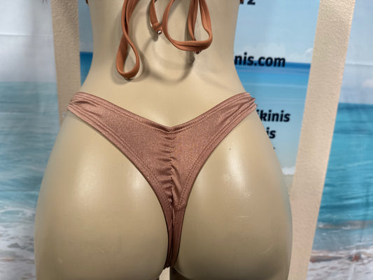 Thong Bottoms Caramel Sparkle