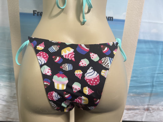 Islander Rio Tie Side Bottoms in Cupcakes Mint