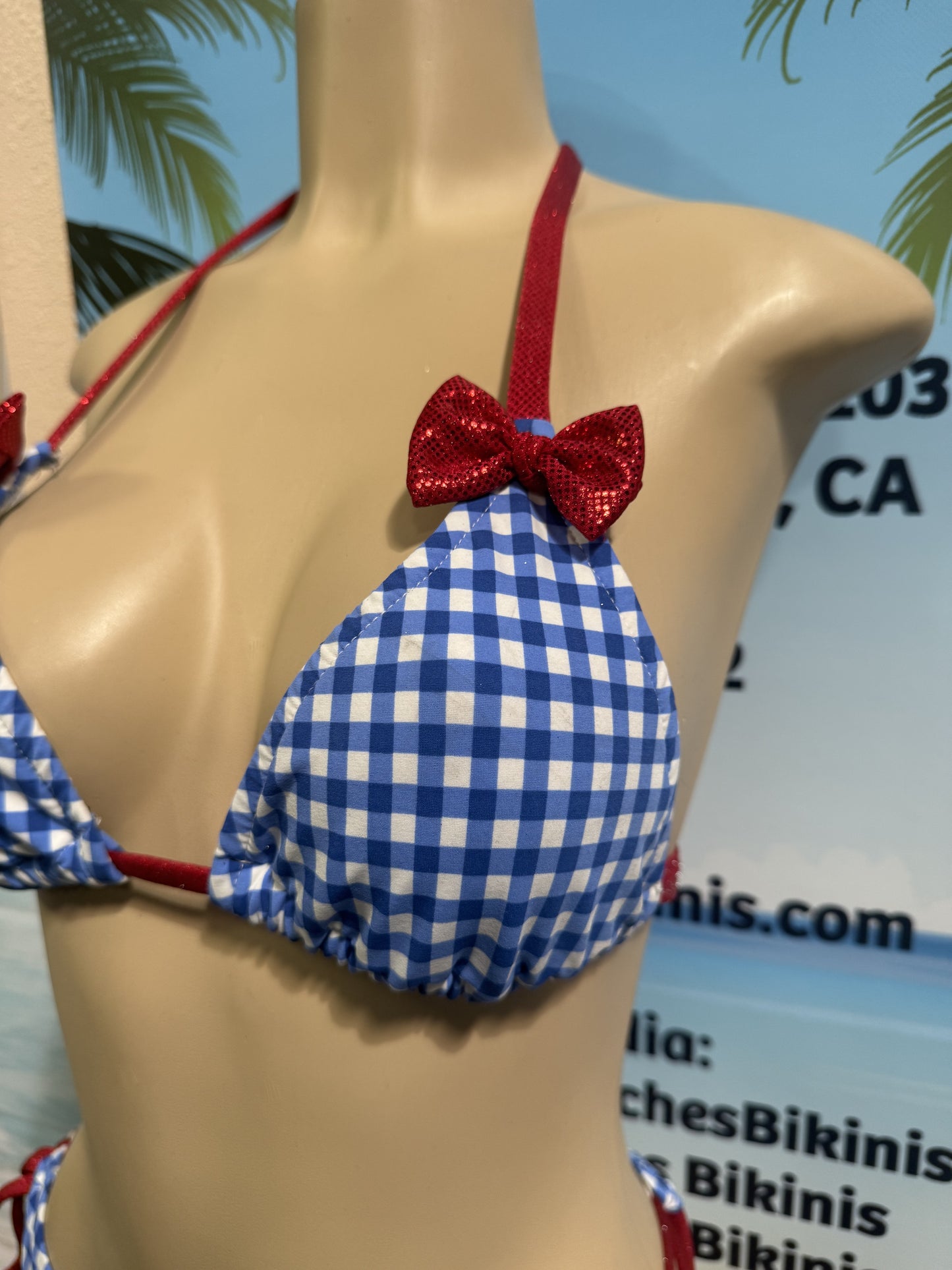 Lyla Triangle Top Dorothy with Bows