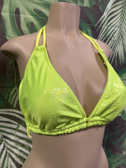 Lolita Double String Top Neon Yellow Cobra