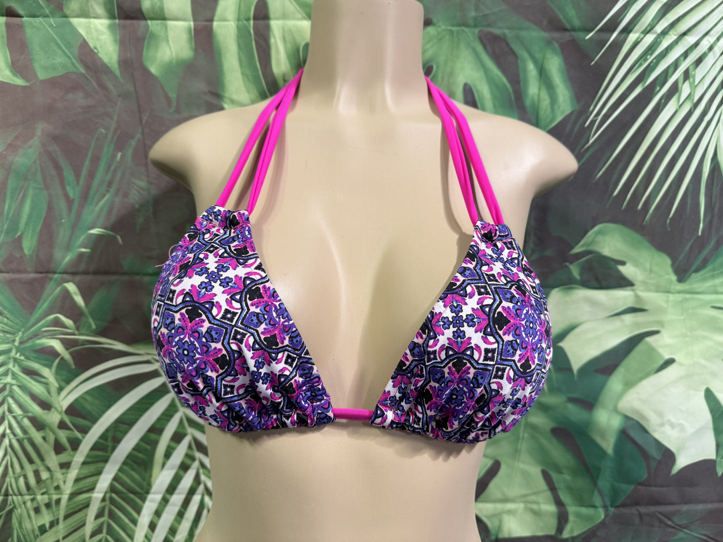 Layla Triangle Top Purple Pink Gypsy
