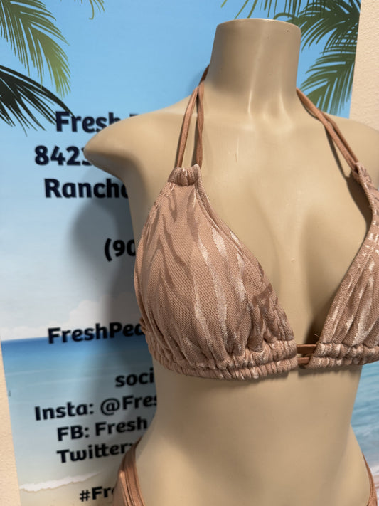 Lolita Double String Bikini Top Bronze Nakey