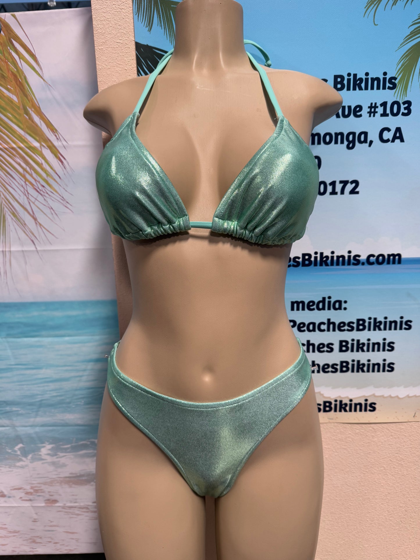 Thong Bottoms Mint Hologram