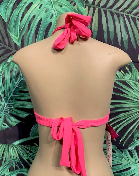 SALE Britney Halter Solid Coral Pink