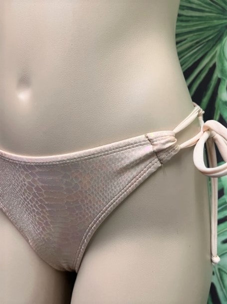Cabo Tie Side Bottoms Champagne Cobra