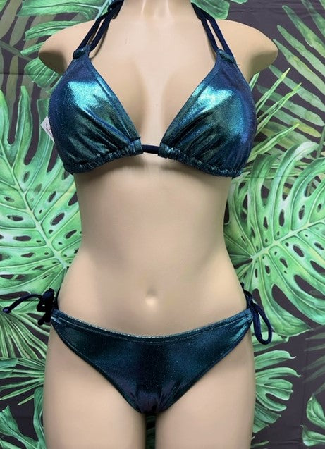 Layla Triangle Top Navy Mermaid Waters Navy