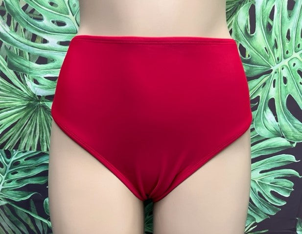 Cheeky Mama Bottoms Solid Red