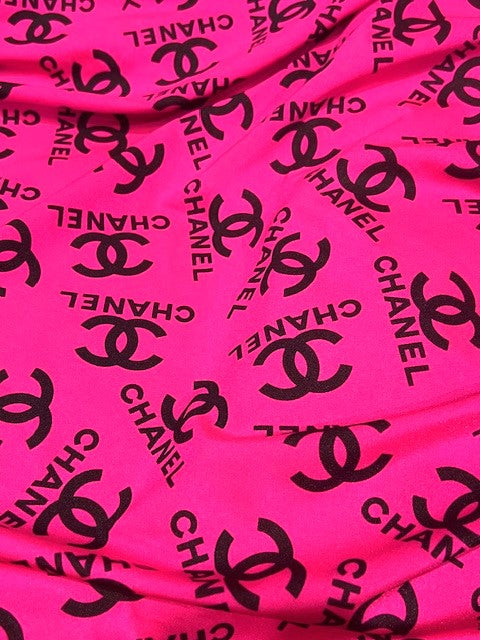 Thong Bottoms To Tie Designer CC Hot Pink Black