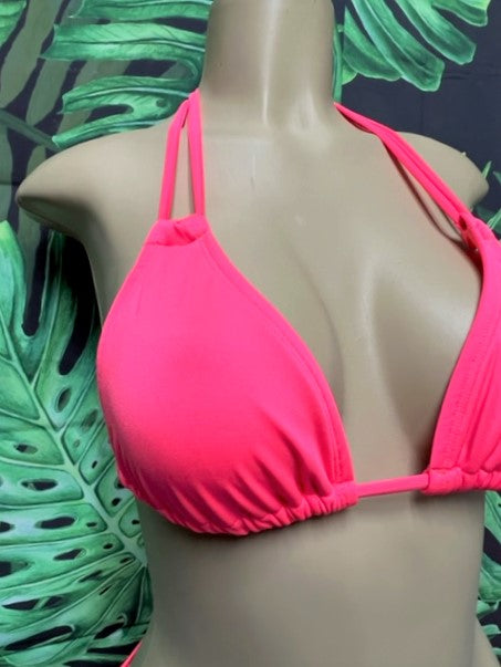 Layla Triangle Top Bright Coral