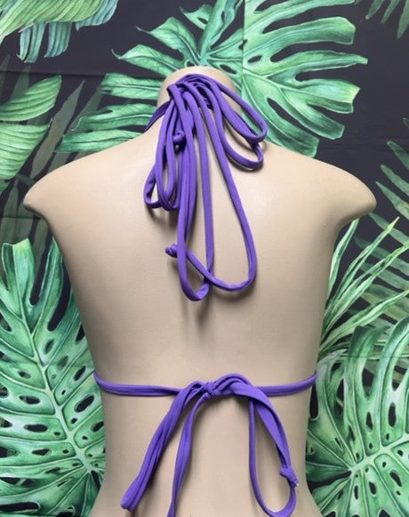 Layla Triangle Top Iris Metallic