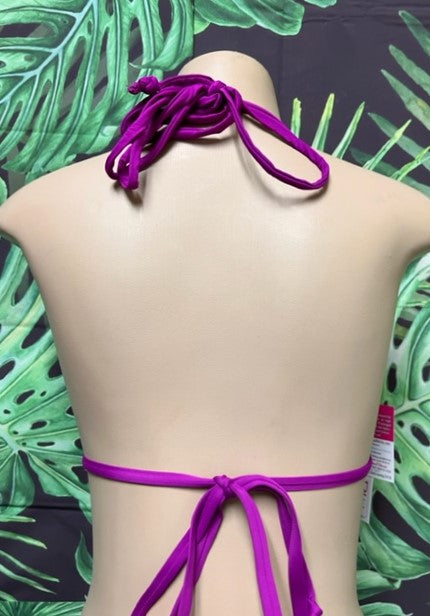 Layla Triangle Top Magenta Pinwheels