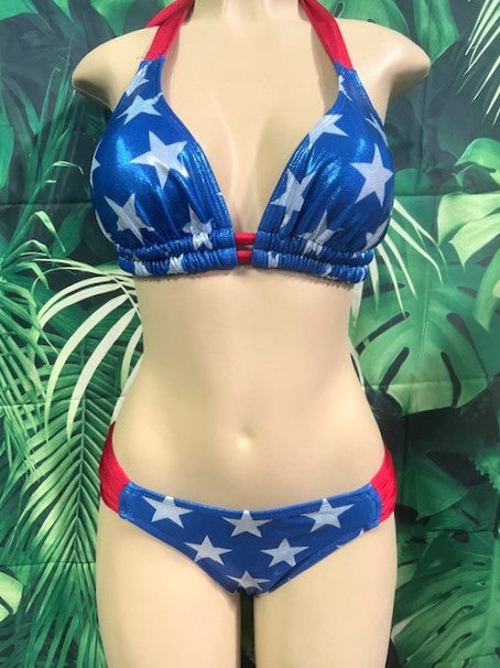 2024 Paradise Bikini Bottoms Patriotic Stars