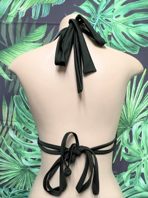 Lola Double String Bikini Top Deep Forest