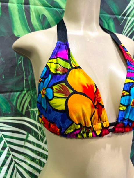 Lola Double String Bikini Top Tahiti Dreams