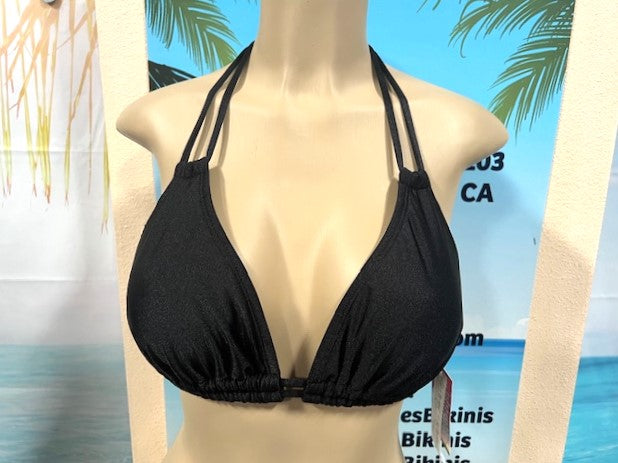 Lolita Double String Top Solid Goddess Black