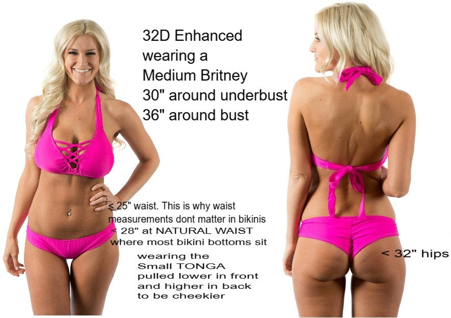 Tonga Bikini Bottoms Black Nakey