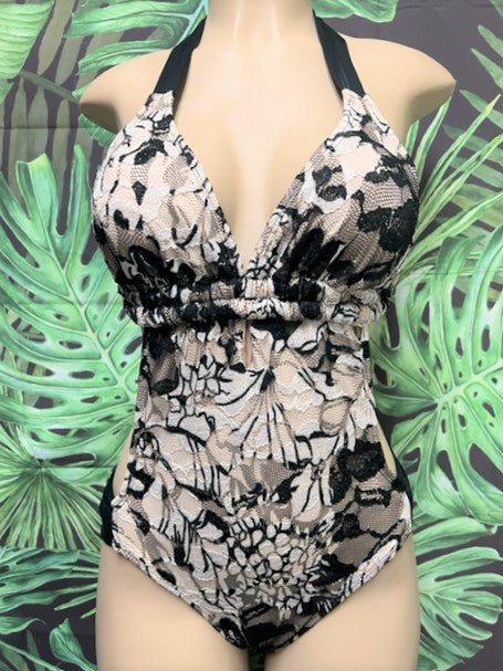 Newport Monokini Black and White Nakey