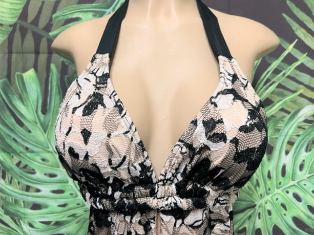 Newport Monokini Black and White Nakey