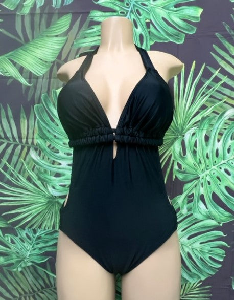 Newport Monokini solid Black