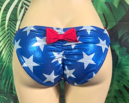 2024 Paradise Bikini Bottoms Patriotic Stars