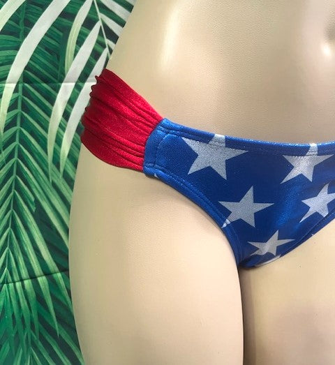 2024 Paradise Bikini Bottoms Patriotic Stars