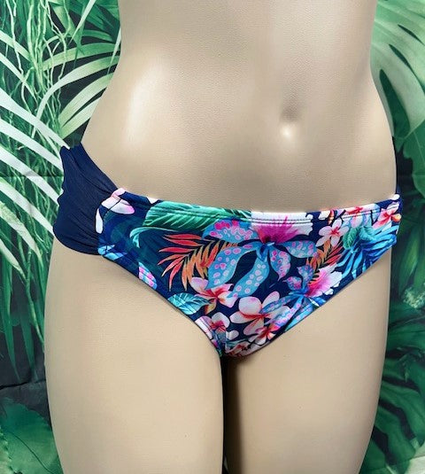 Paradise Bikini Bottoms Blue Tropical