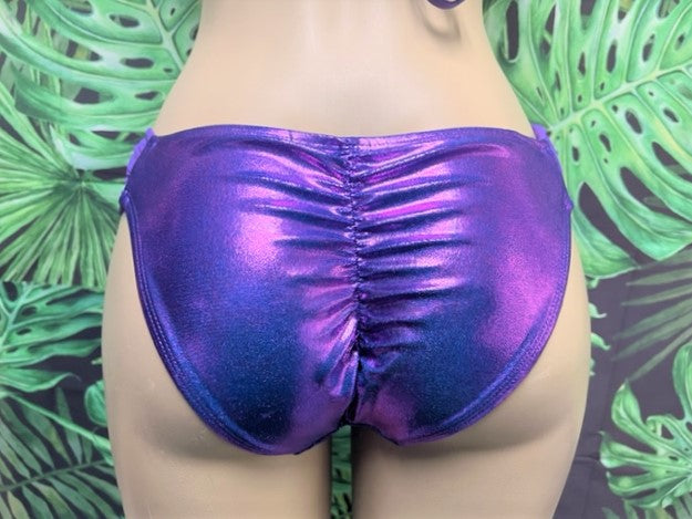 Paradise Bikini Bottoms Iris Metallic