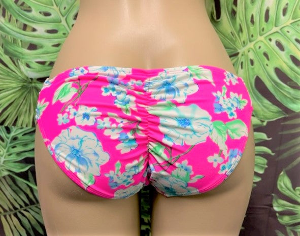 Paradise Bikini Bottoms Pink Blossom